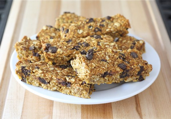 Healthy Breakfast Bar Recipe
 Pumpkin Chocolate Chip Granola Bars