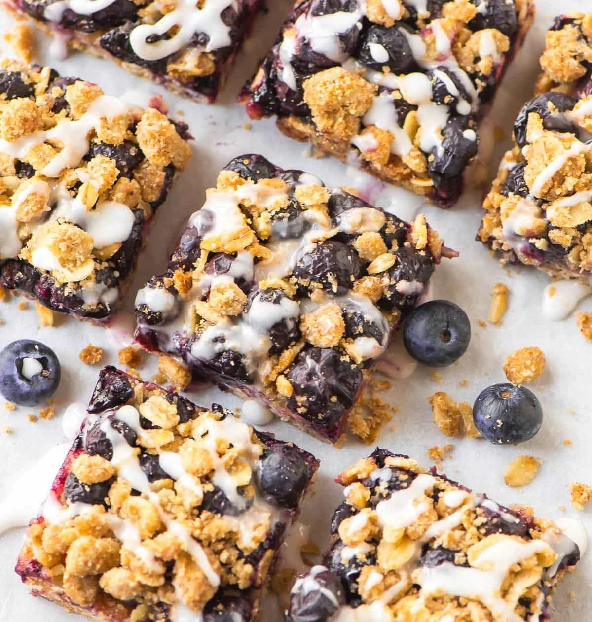 Healthy Breakfast Bars Recipe
 Blueberry Oatmeal Bars