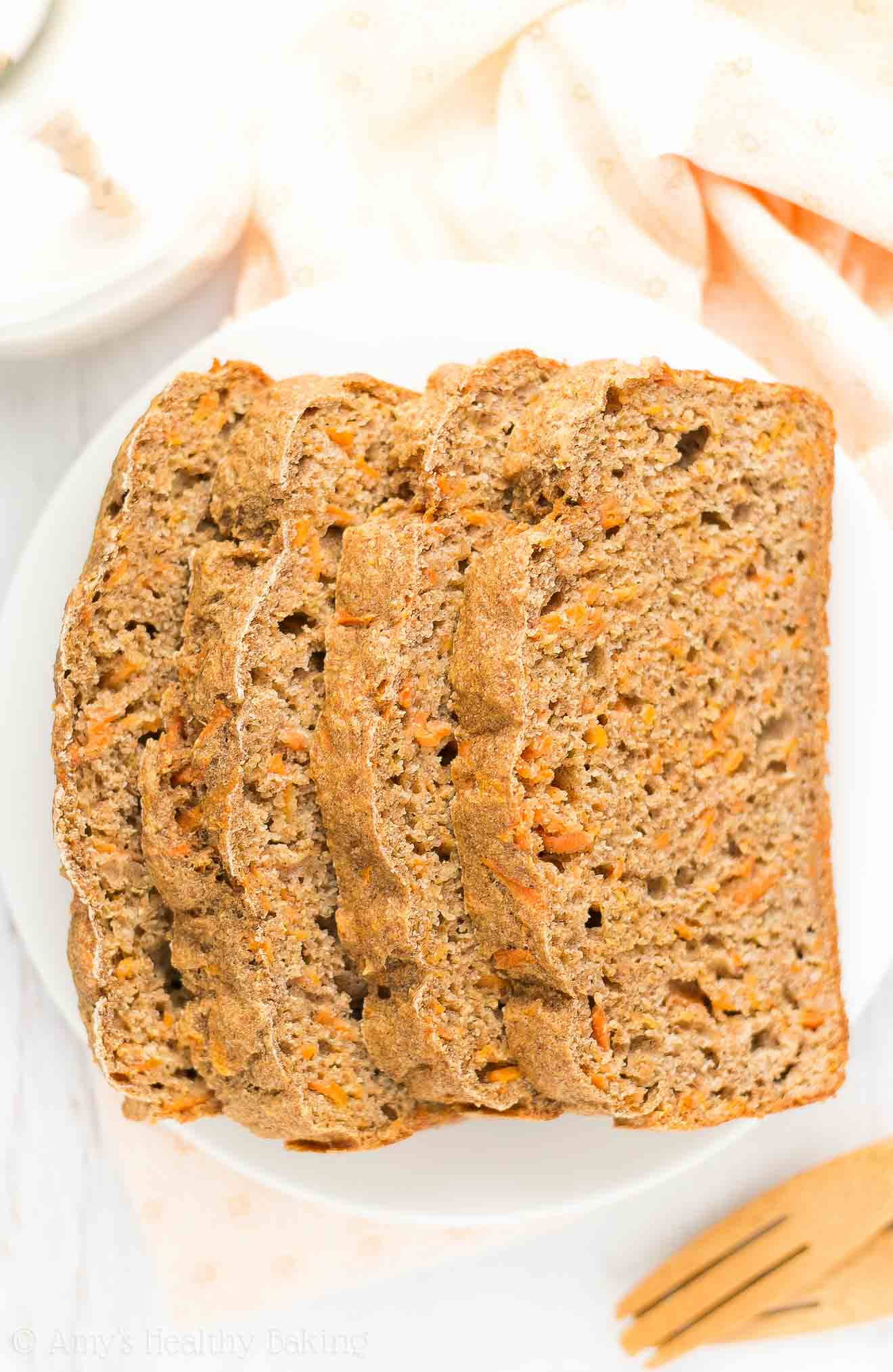 Healthy Breakfast Bread
 Healthy Carrot Cake Breakfast Quick Bread
