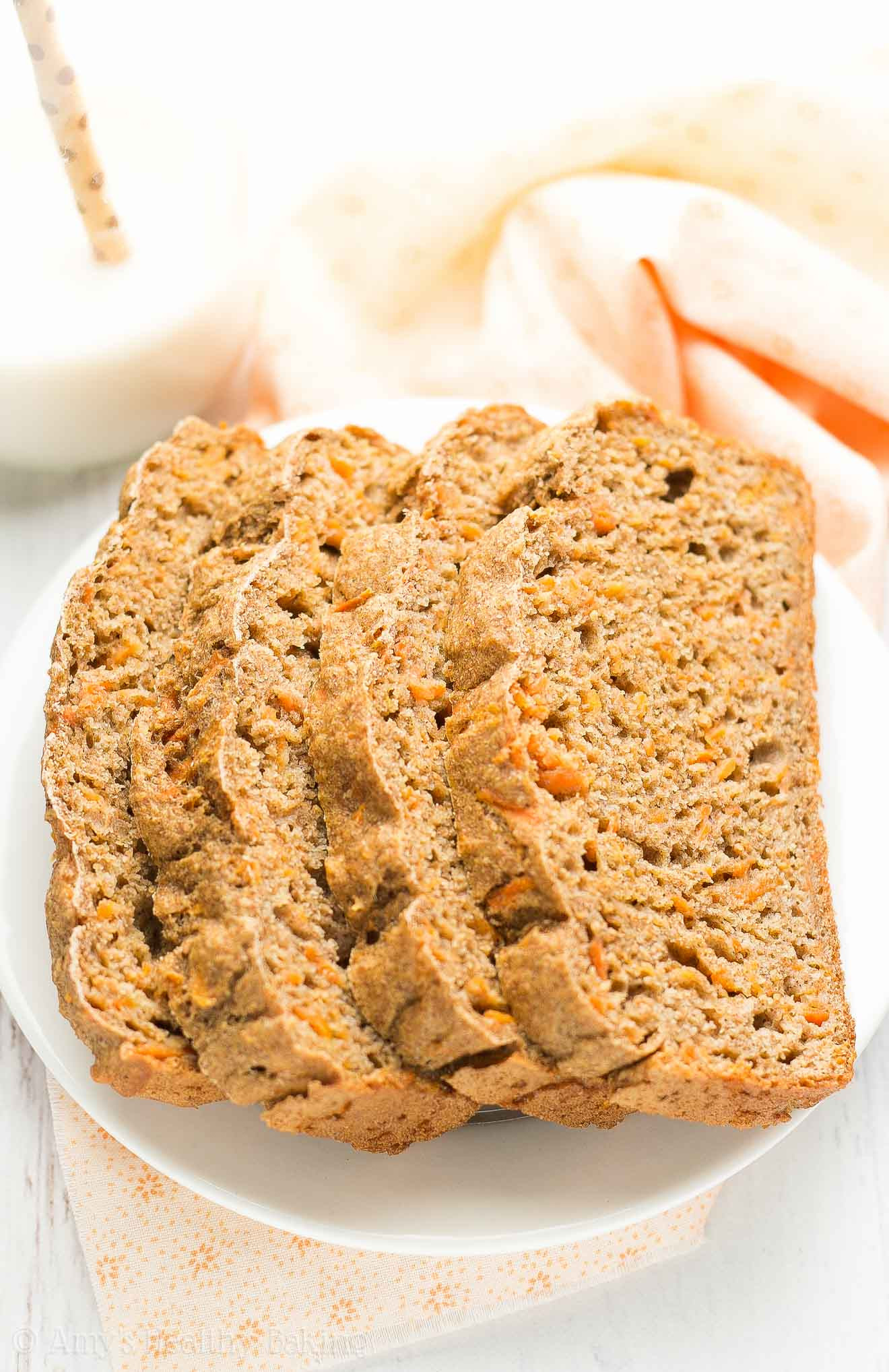 Healthy Breakfast Bread
 Healthy Carrot Cake Breakfast Quick Bread