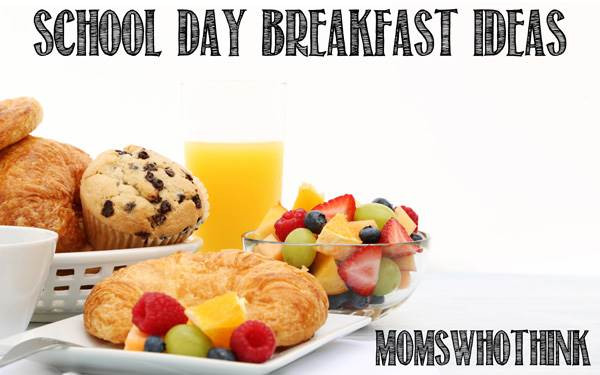 Healthy Breakfast For Kids Before School
 Moms Who Think School Day Breakfast Ideas