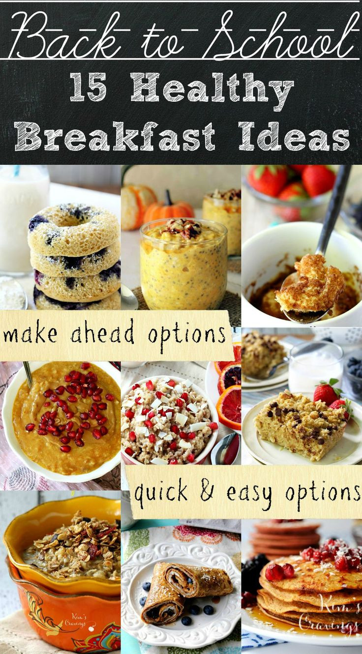 Healthy Breakfast For Kids Before School
 25 best ideas about School Breakfast on Pinterest