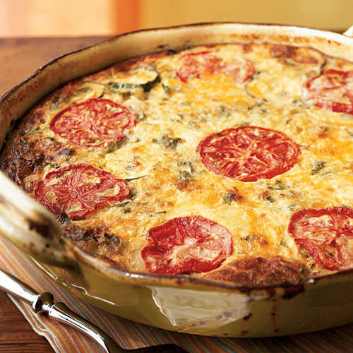 Healthy Breakfast Quiche
 Garden Ve able Crustless Quiche Healthy Breakfast and