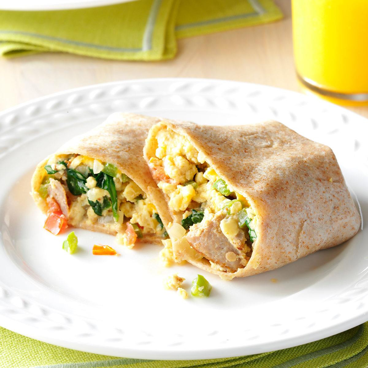 Healthy Breakfast Wraps
 30 Healthy Breakfasts for a Crowd