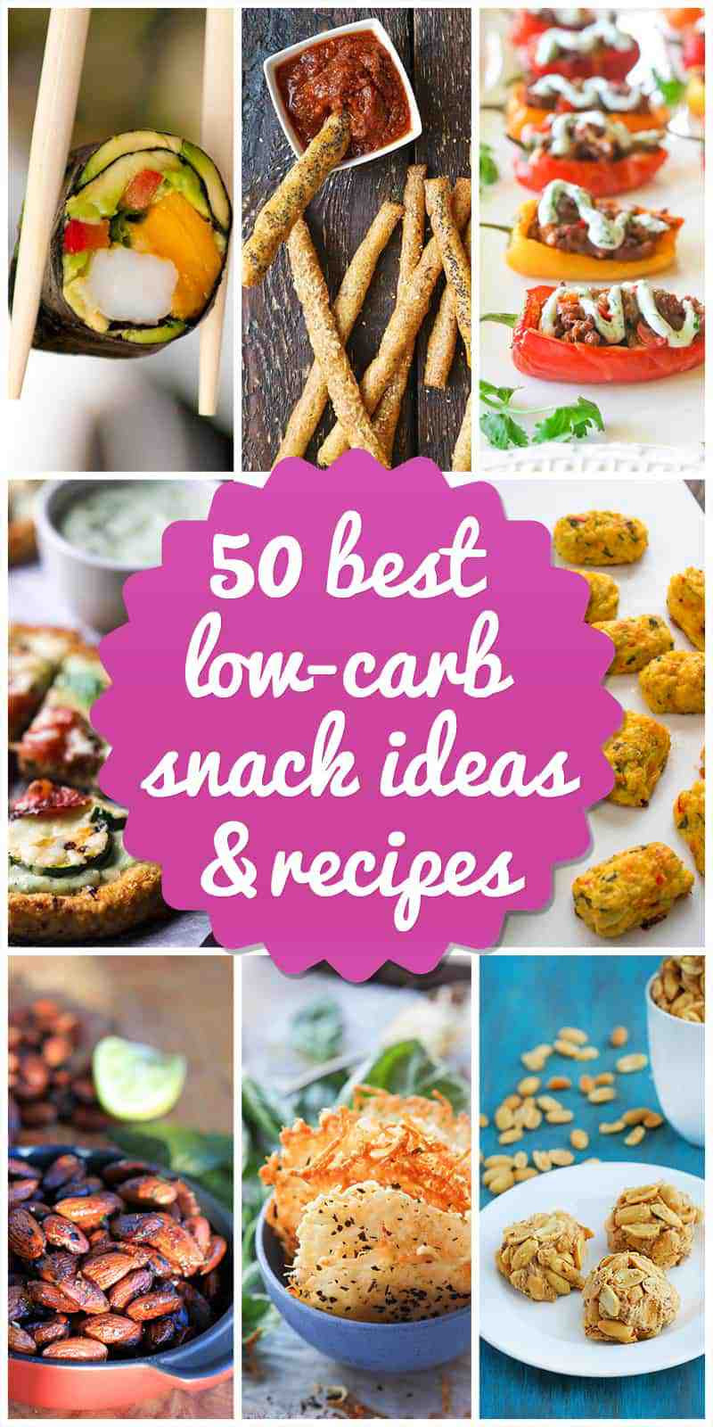 Healthy Carb Snacks
 50 Low Carb Snack Ideas and Recipes for 2018