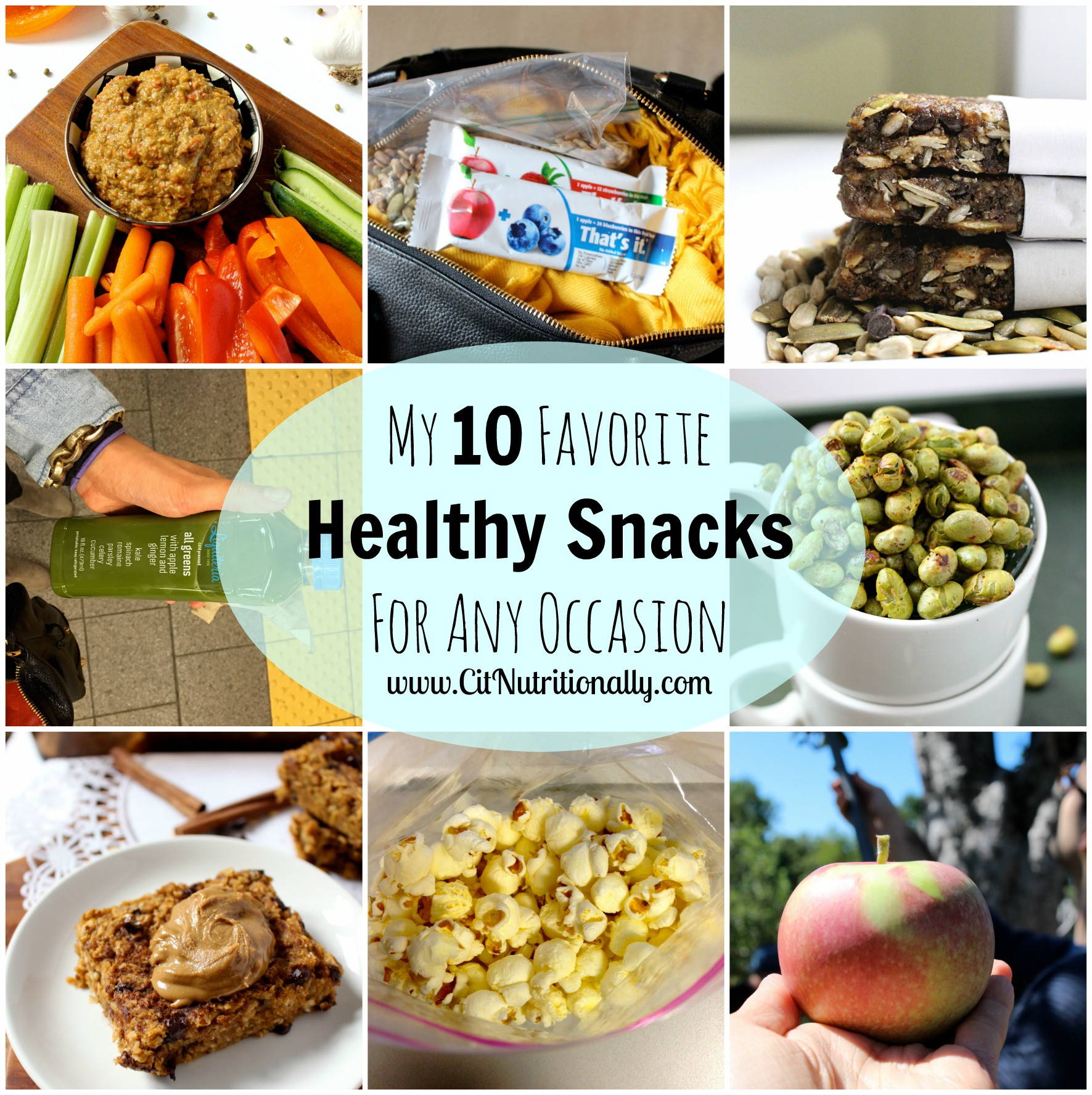 Healthy Carb Snacks
 My 10 Favorite Healthy Snacks For Any Occasion…New Years