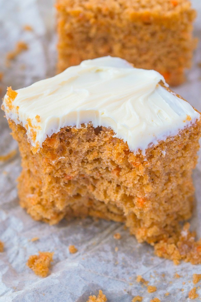 Healthy Carrot Cake
 carrot cake with butter not oil