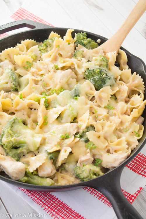 Healthy Chicken Broccoli Casserole
 Chicken Broccoli & Pasta Skillet Casserole Gal on a