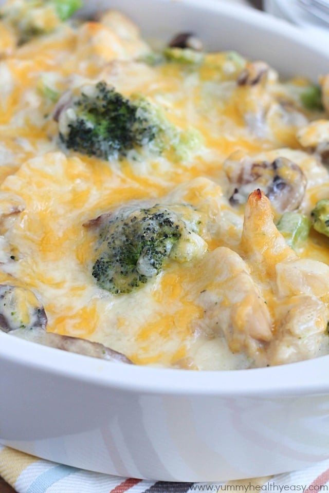 Healthy Chicken Casserole
 Skinny Chicken & Broccoli Casserole Yummy Healthy Easy