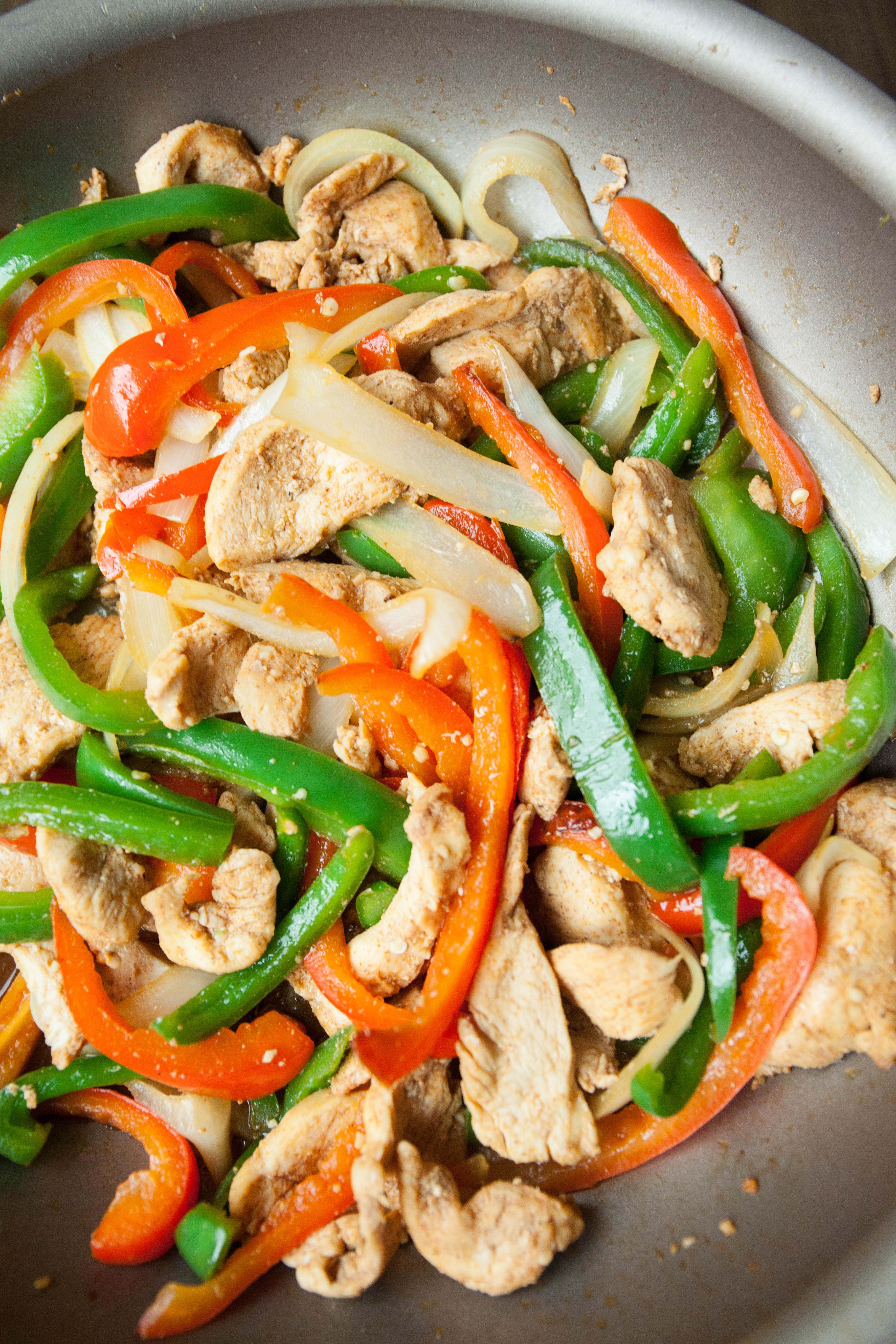 Healthy Chicken Fajitas
 Chicken Fajitas Recipe — My Healthy Dish