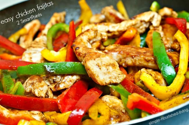 Healthy Chicken Fajitas
 Weight Watchers Easy Healthy Chicken Fajitas Recipe 2
