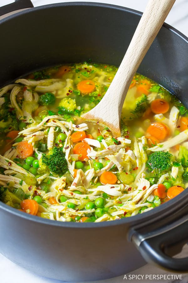 Healthy Chicken Noodle Soup Recipe
 spicy chicken soup recipes from scratch