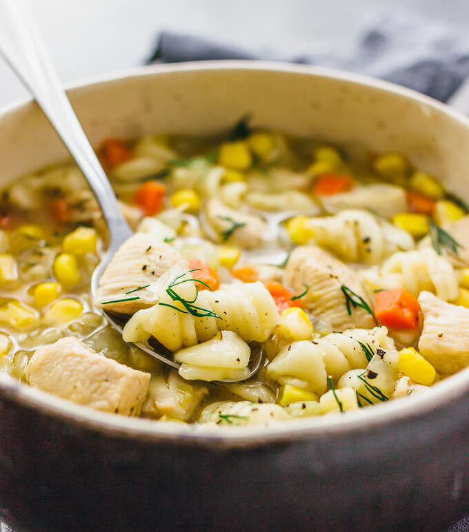 Healthy Chicken Noodle Soup Recipe
 Instant pot chicken noodle soup savory tooth