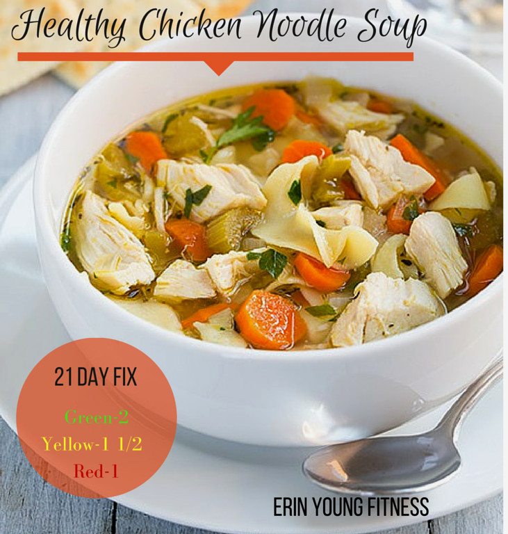 Healthy Chicken Noodle Soup
 Healthy Chicken Noodle Soup Erin Young Fitness