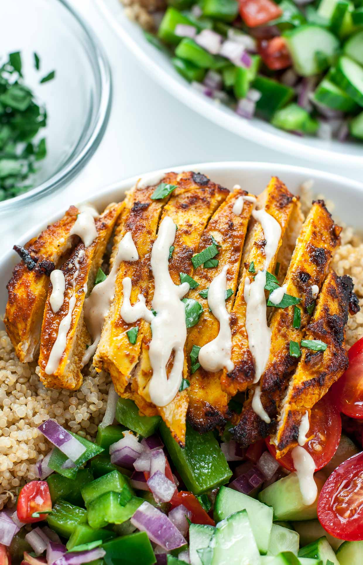 Healthy Chicken Recipes For Dinner
 Healthy Chicken Shawarma Quinoa Bowls Peas And Crayons