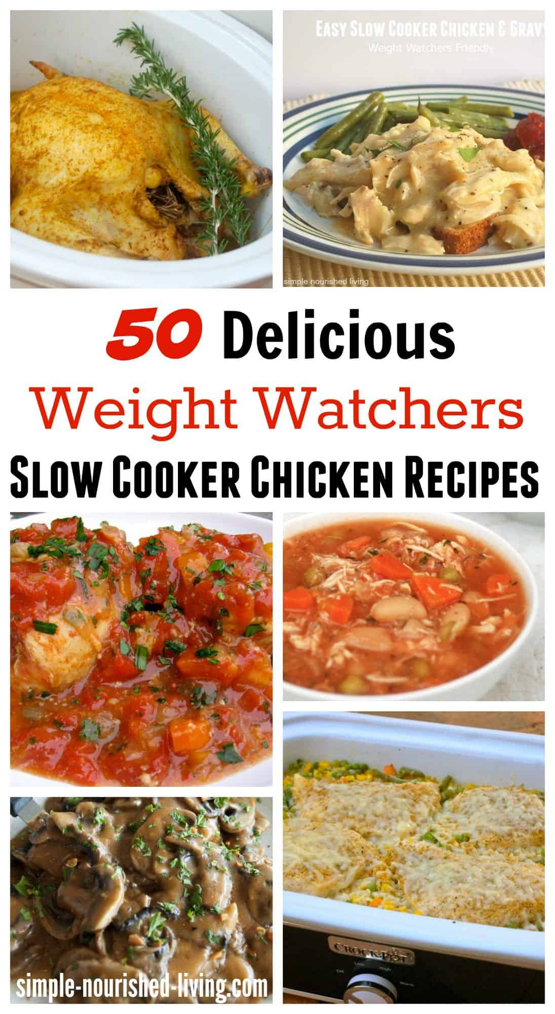 Healthy Chicken Slow Cooker Recipes
 Healthy Slow Cooker Chicken Recipes for Weight Watchers