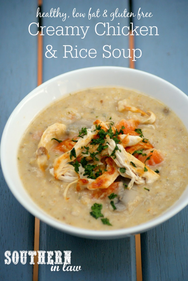 Healthy Chicken Soup
 Southern In Law Recipe Healthy Creamy Chicken and Rice Soup