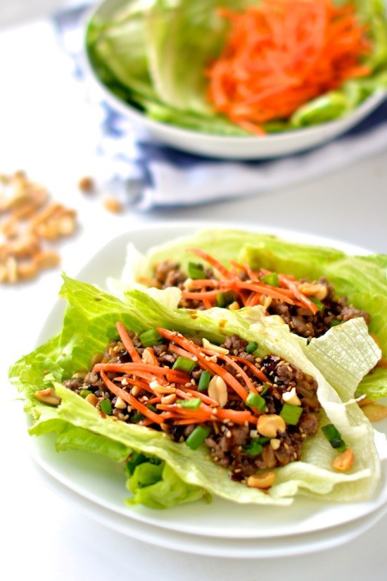 Healthy Chinese Recipes
 Healthy Asian Lettuce Wraps Apple of My Eye