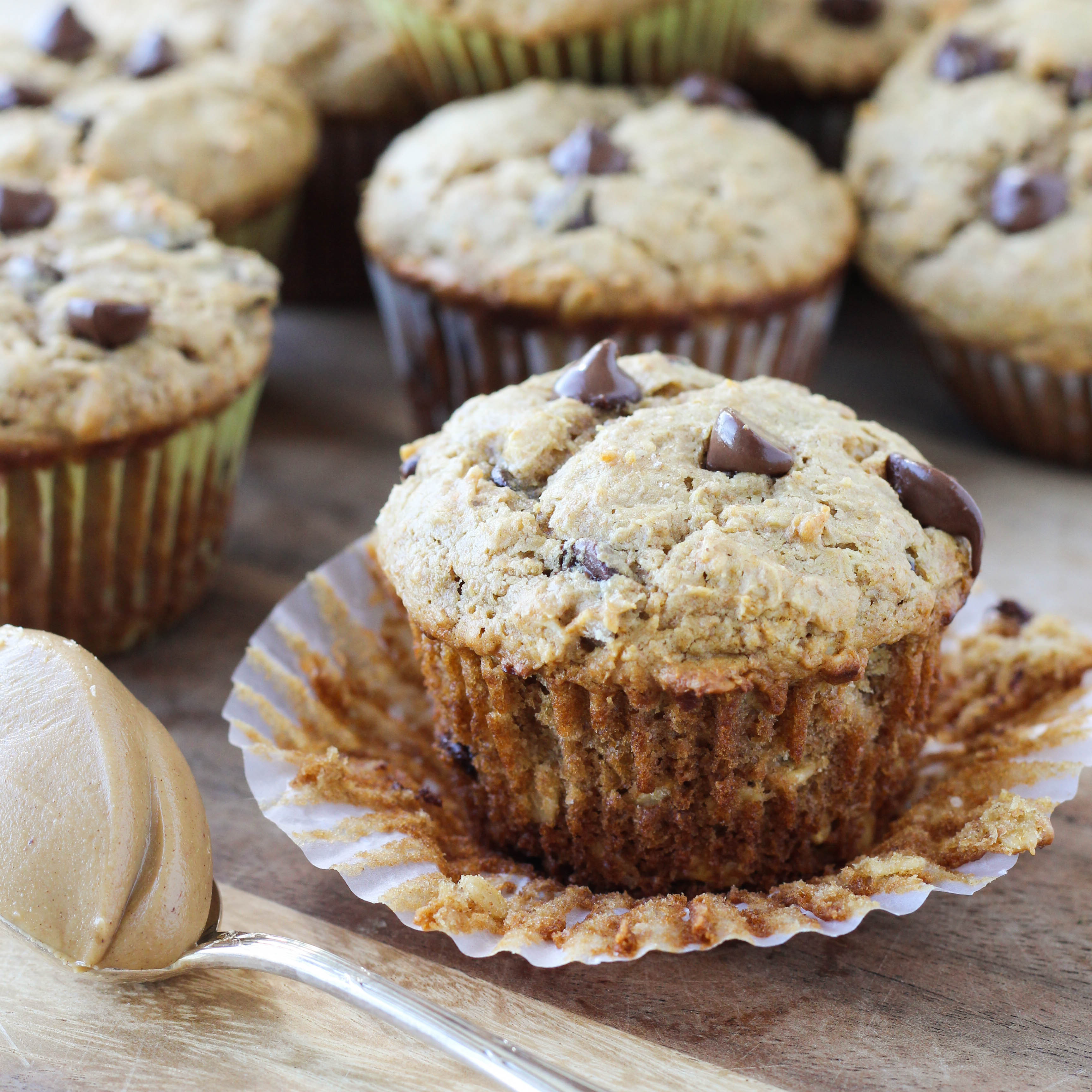 Healthy Chocolate Muffins
 Healthy Peanut Butter Chocolate Chip Muffins