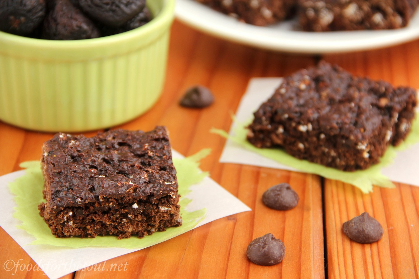 Healthy Chocolate Snacks
 Chocolate Fig Squares