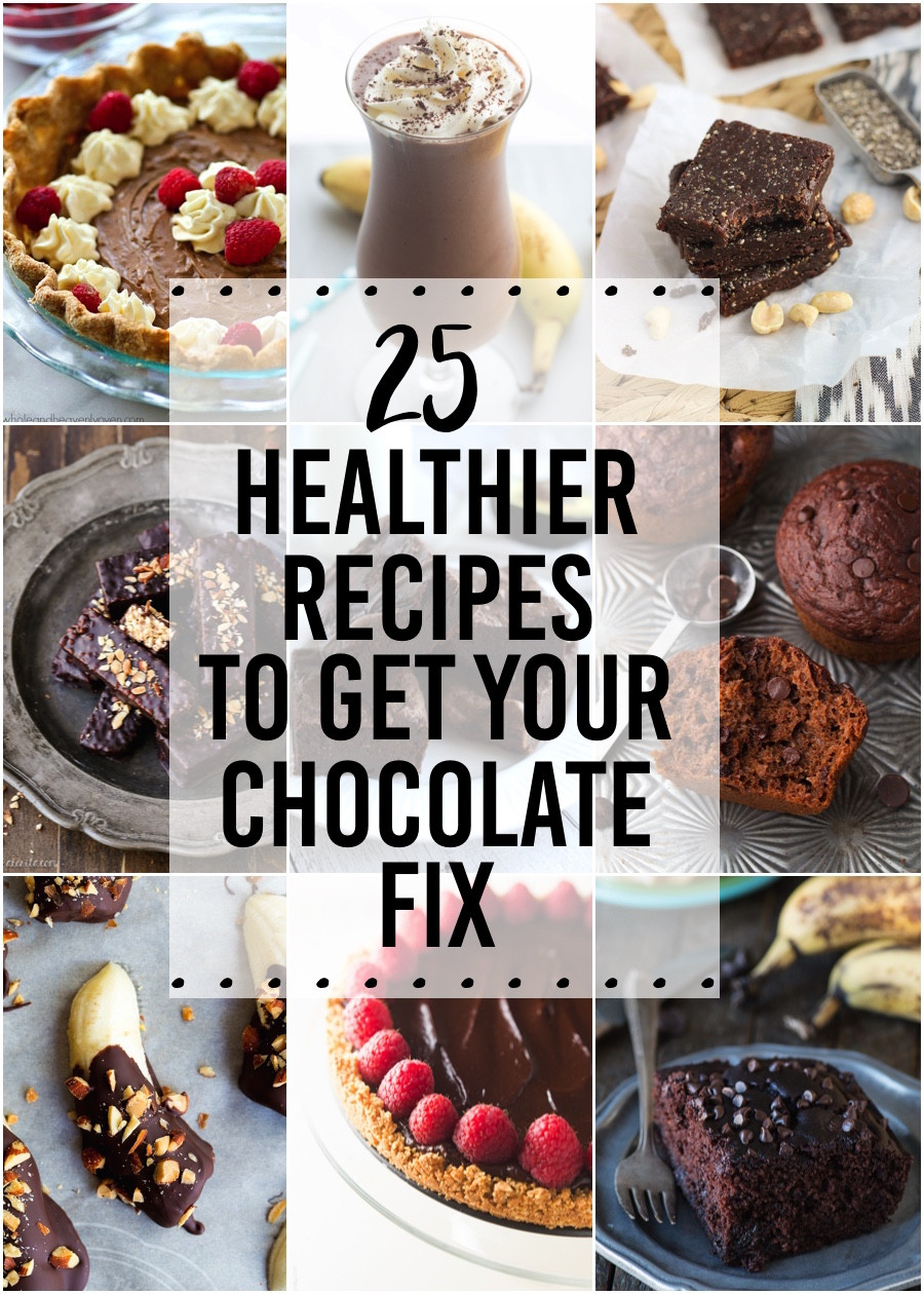 Healthy Chocolate Snacks
 25 Healthier Chocolate Recipes