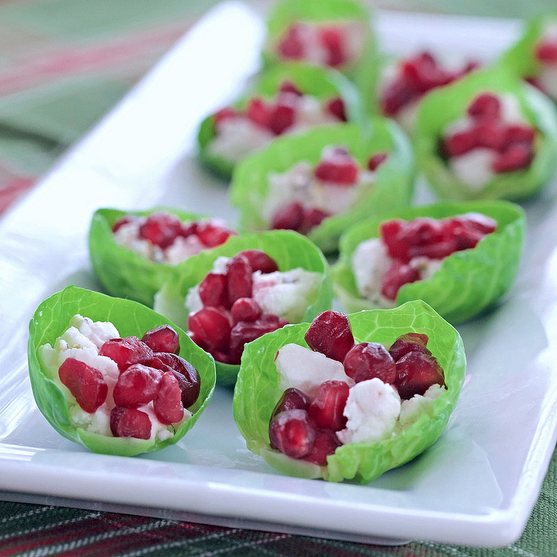 Healthy Christmas Appetizers
 Healthy Holiday Appetizers Goat Cheese Brussels Sprouts Bites