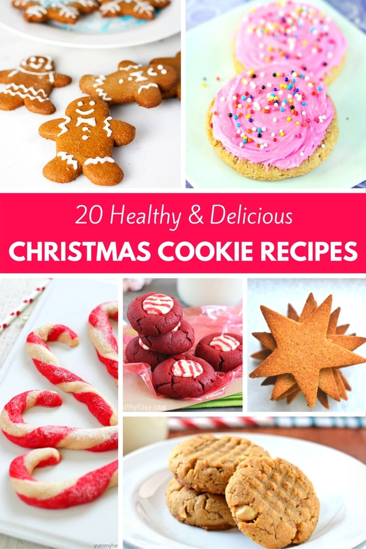 Healthy Christmas Cookies
 20 Healthy & Delicious Christmas Cookie Recipes PinkWhen