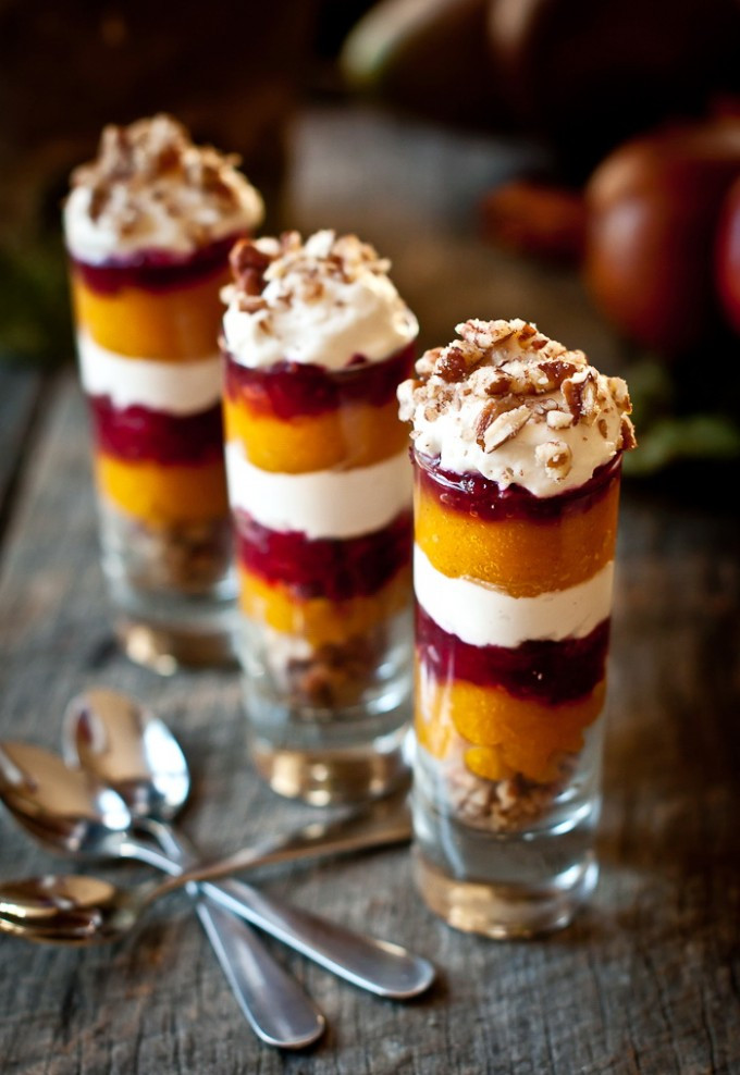 Healthy Christmas Desserts
 Ginger Pumpkin Cranberry Parfait Shot – Healthy Christmas