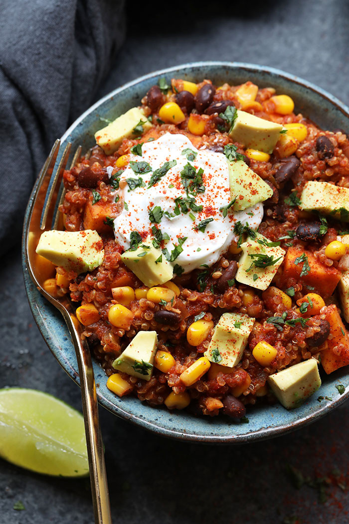 Healthy Crockpot Dinners
 Healthy Slow Cooker Sweet Potato Mexican Quinoa Vegan