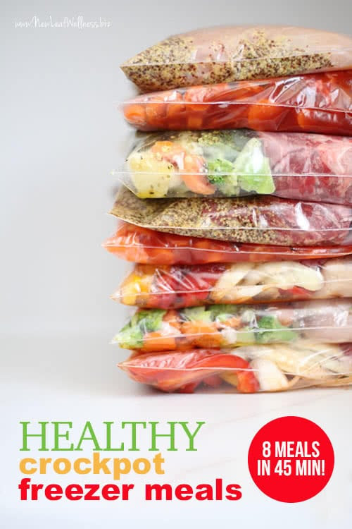 Healthy Crockpot Dinners
 11 Healthy Freezer Meal Prep Sessions That Will Simplify