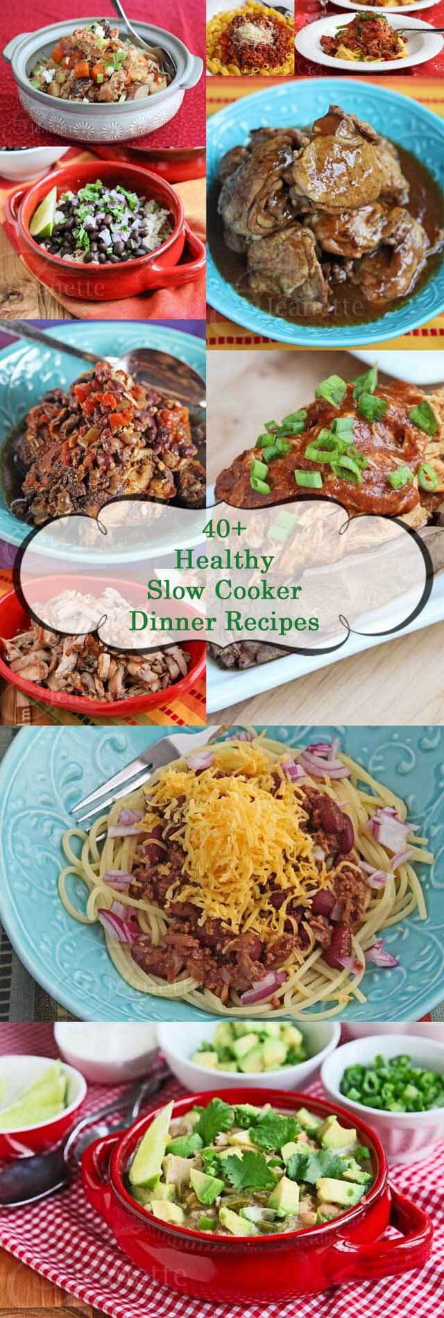 Healthy Crockpot Dinners
 40 Healthy Slow Cooker Dinner Recipes Jeanette s