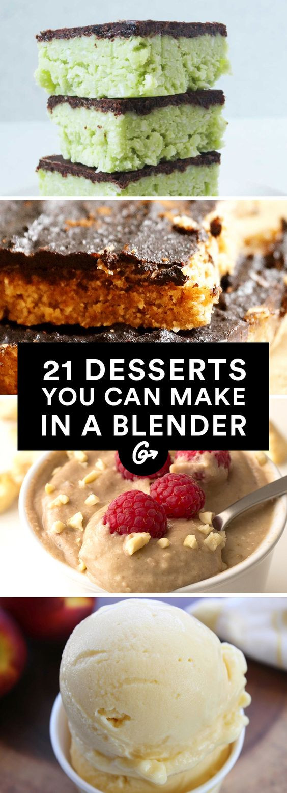 Healthy Desserts To Make
 100 Healthy Blender Recipes on Pinterest