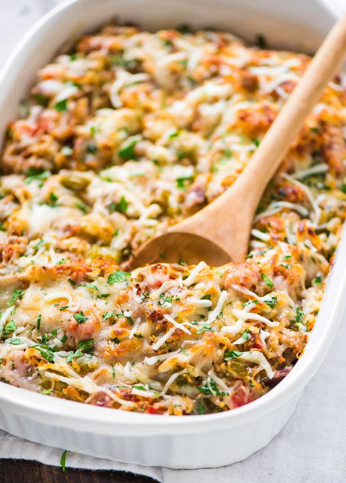 Healthy Dinner Casseroles
 Spaghetti Squash Casserole