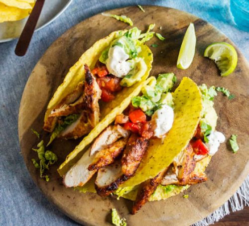 Healthy Dinner For Kids
 Lighter chicken tacos recipe