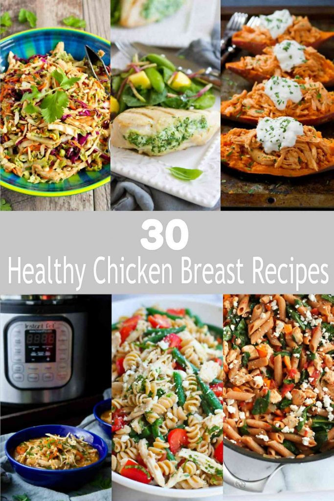 Healthy Dinner Ideas Pinterest
 30 Healthy Chicken Breast Recipes Easy Dinner Ideas