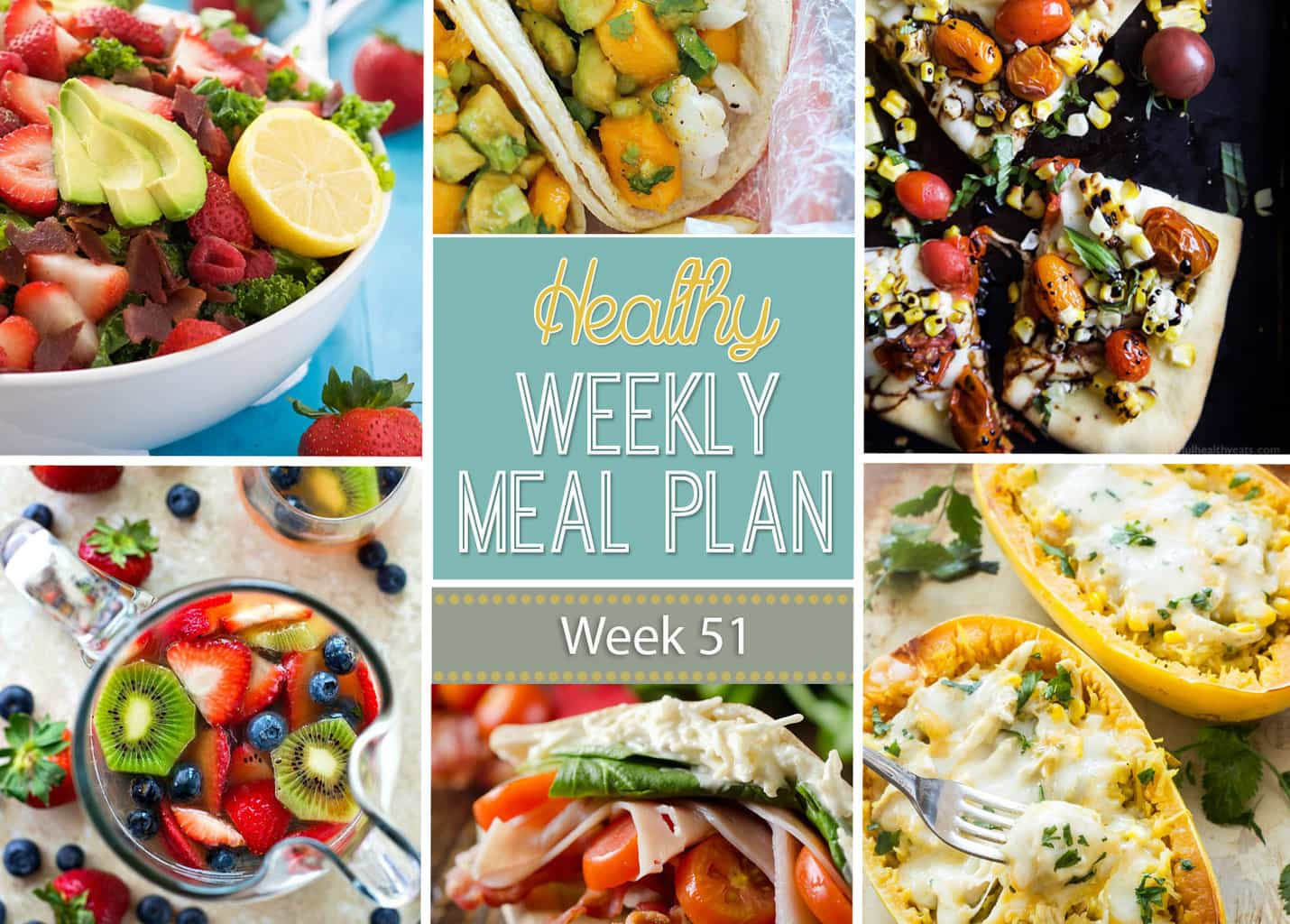 Healthy Dinner Sides
 Healthy Weekly Meal Plan 51 Yummy Healthy Easy