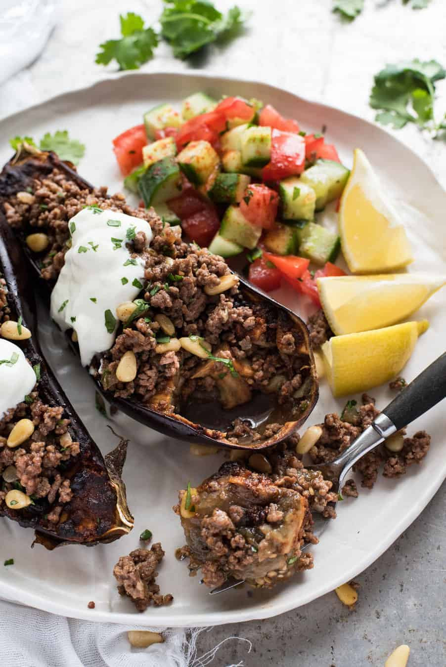 Healthy Eggplant Recipes
 Moroccan Baked Eggplant with Beef