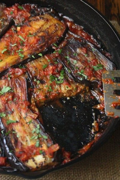 Healthy Eggplant Recipes
 Turkish Eggplant Casserole with Tomatoes Imam Bayildi