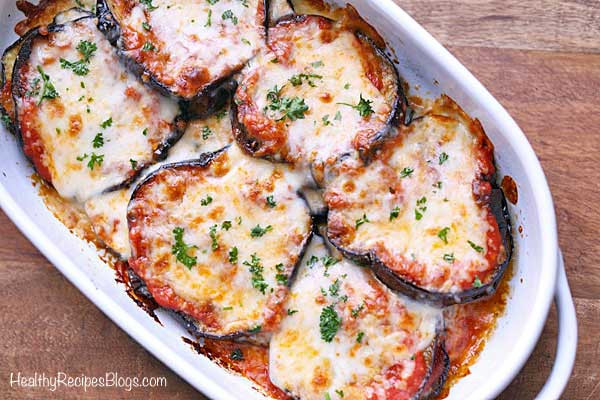 Healthy Eggplant Recipes
 Cheesy Eggplant Casserole Recipe VIDEO