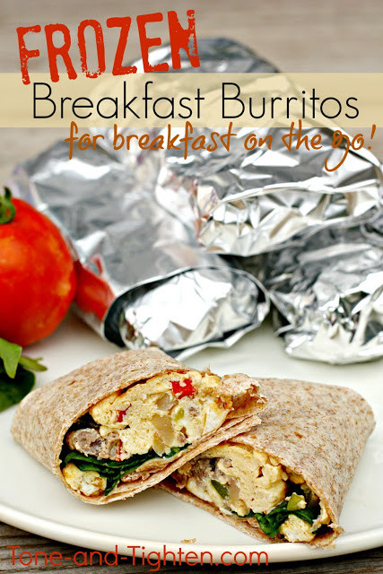 Healthy Freezer Breakfast Burritos
 How to Eat Healthy on a Bud plus 25 inexpensive