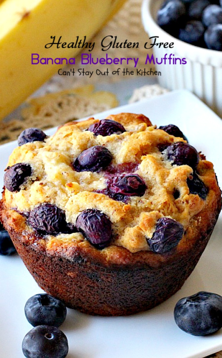 Healthy Gluten Free Breakfast
 Healthy Gluten Free Banana Blueberry Muffins Can t Stay