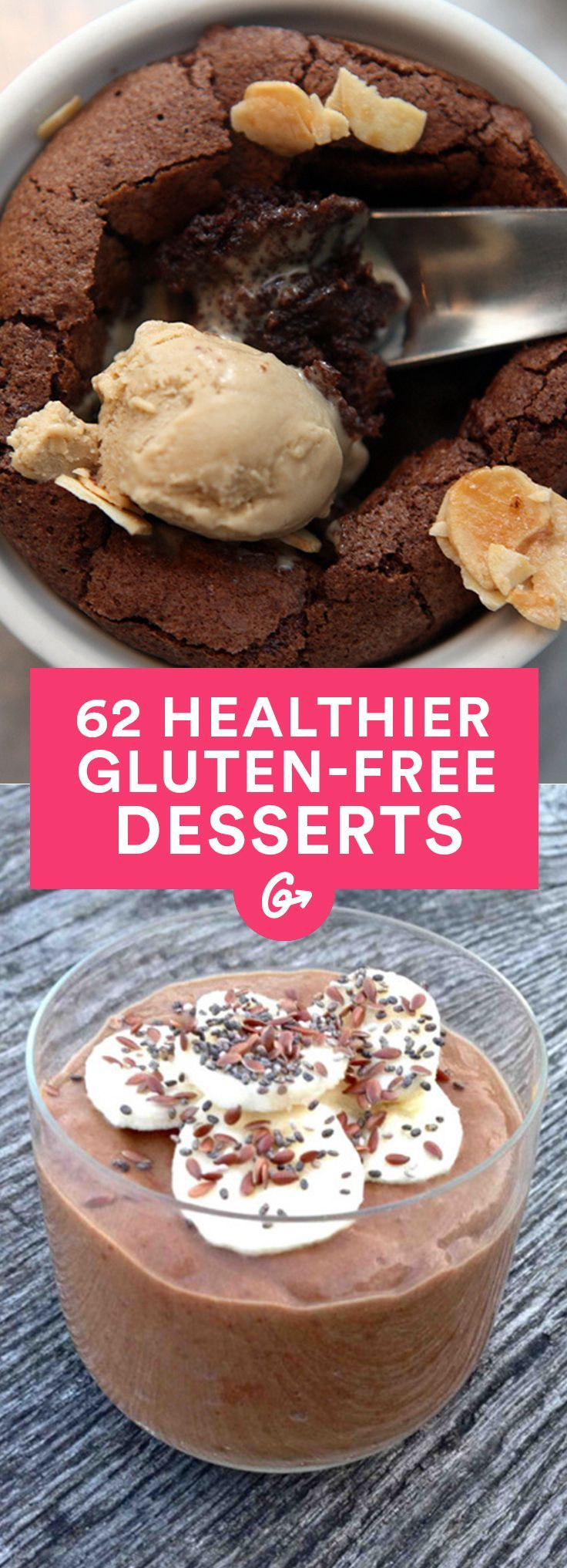 Healthy Gluten Free Desserts
 Glutenfree Healthy recipes and Saying goodbye on Pinterest