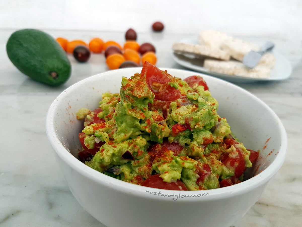 Healthy Guacamole Recipe
 Greatest Guacamole Recipe Lime Tomatoes Chilli & Red