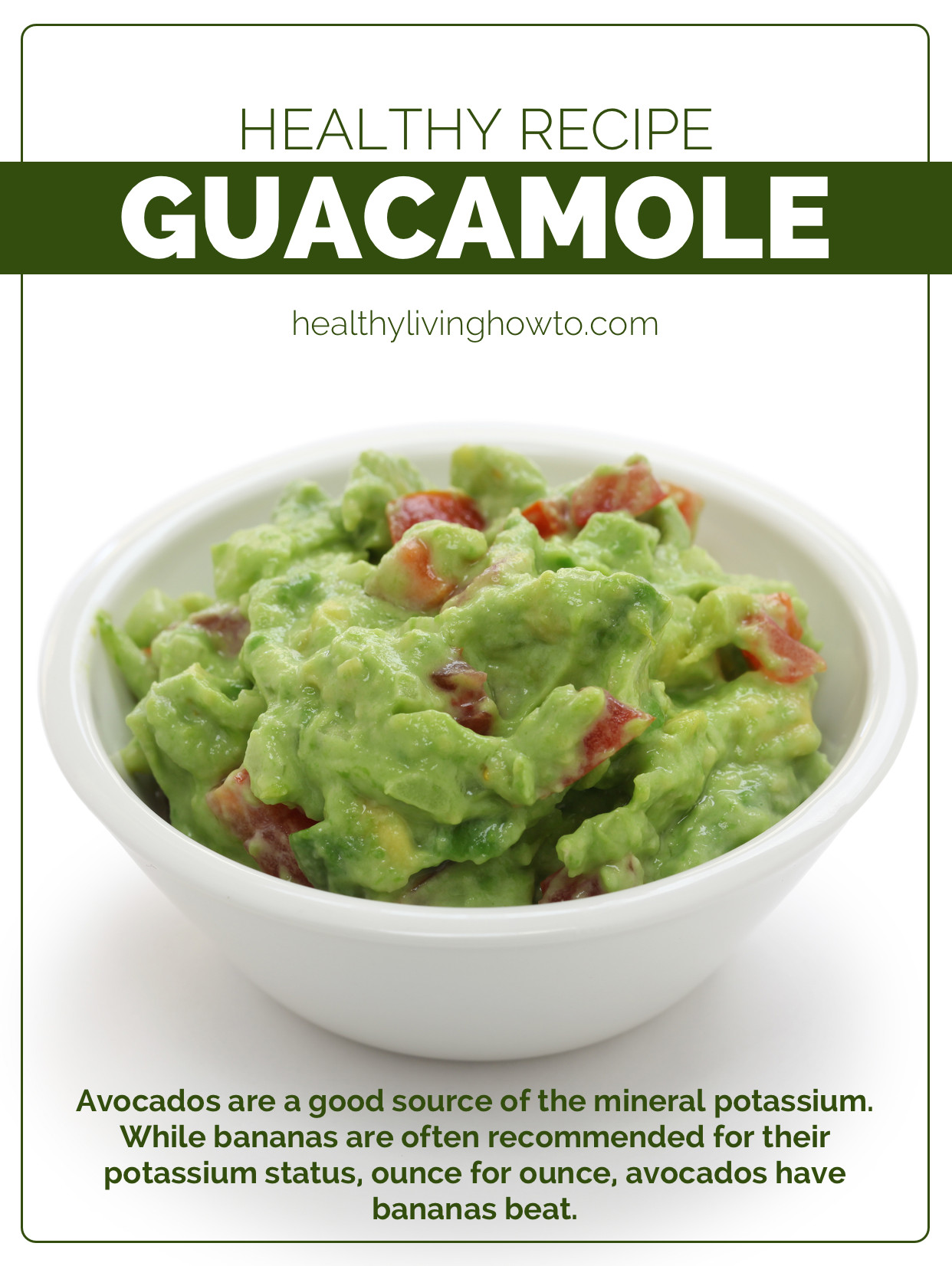 Healthy Guacamole Recipe
 healthy guacamole recipe