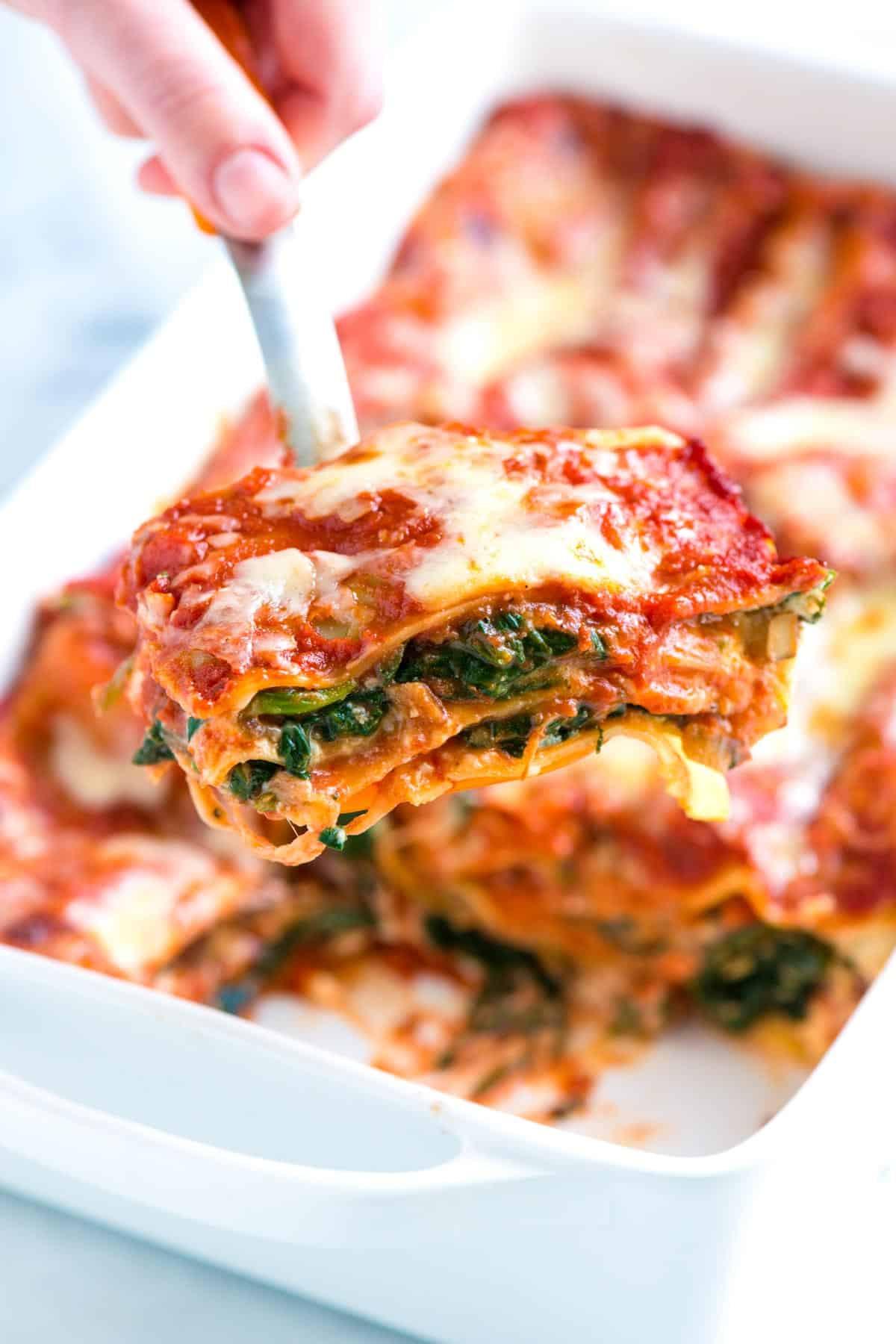 Healthy Lasagna Recipes
 Healthier Spinach Lasagna Recipe with Mushrooms