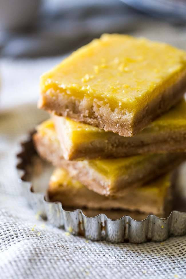 Healthy Lemon Dessert Recipes
 Paleo Lemon Bars