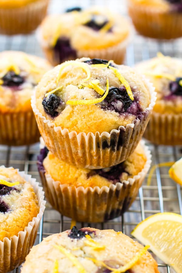 Healthy Lemon Dessert Recipes
 Healthy Lemon Blueberry Muffins with Honey