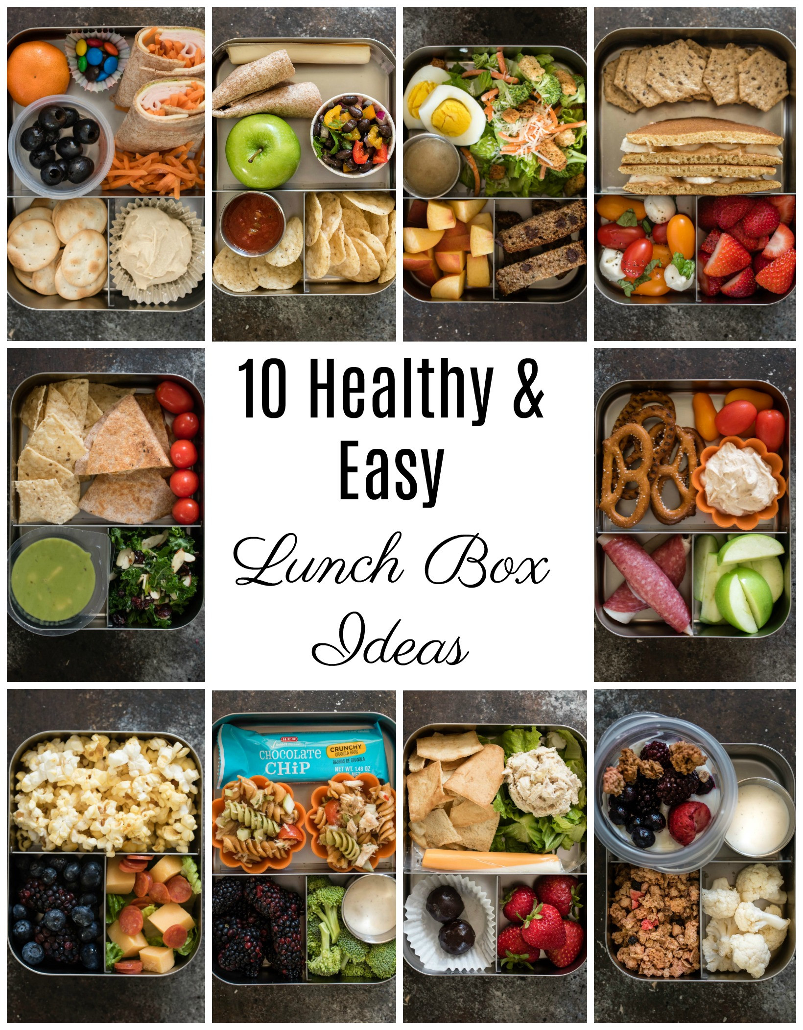 Healthy Lunch Snacks
 10 Healthy Lunch Box Ideas