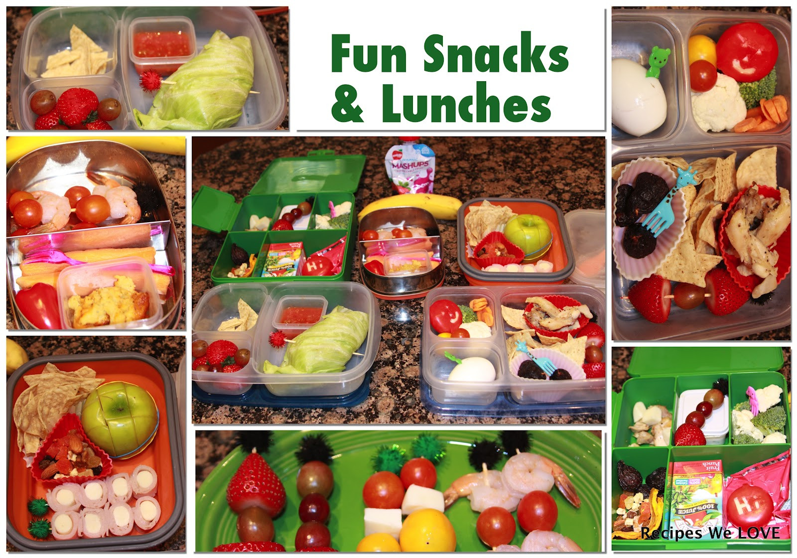 Healthy Lunch Snacks
 Recipes We Love Healthy Kids Lunches and Snacks