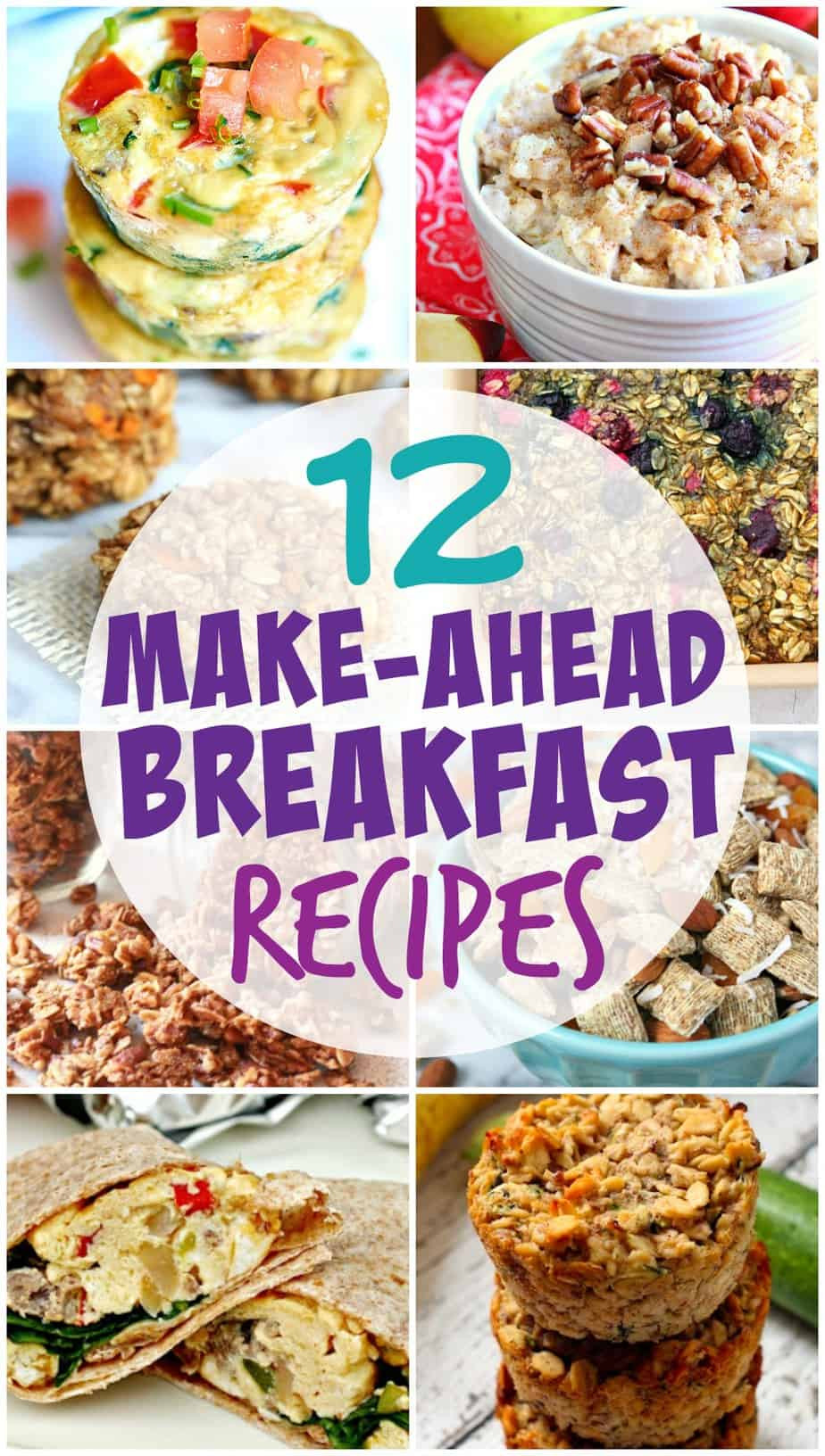 Healthy Make Ahead Breakfast
 Easy and Healthy Make Ahead Breakfast Recipes for the